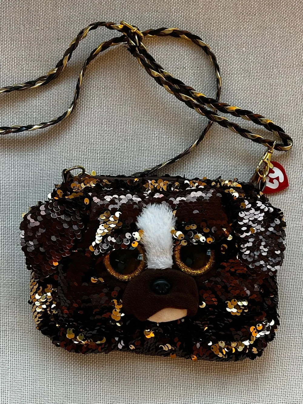 2019 TY Flippables Sequin Brutus the Boxer 9